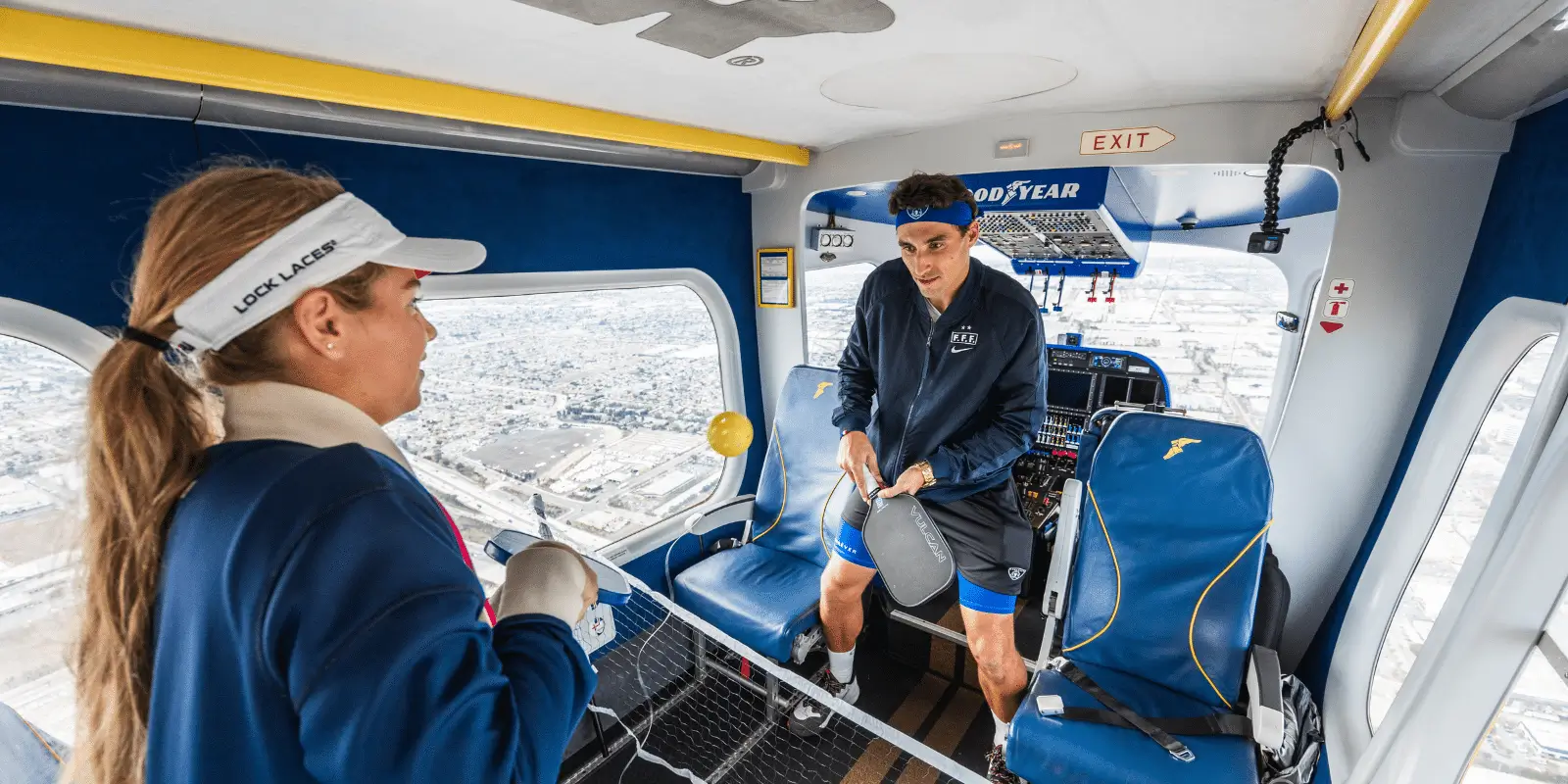 Pickleball in Blimp